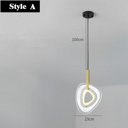 Nordic single acrylic Pendent Lamp - Lodamer
