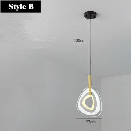 Nordic single acrylic Pendent Lamp - Lodamer