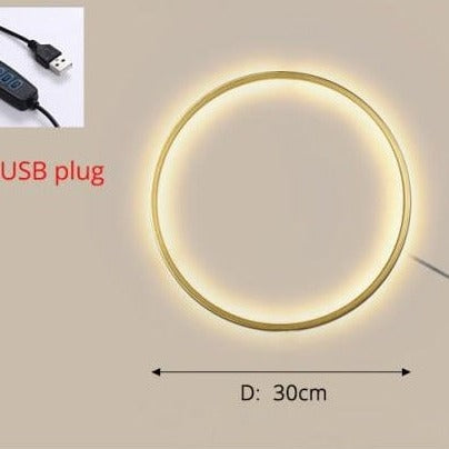 Minimalist Circle Wall Lamp Luna™