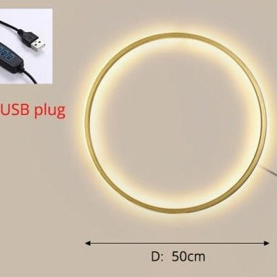 Minimalist Circle Wall Lamp Luna™