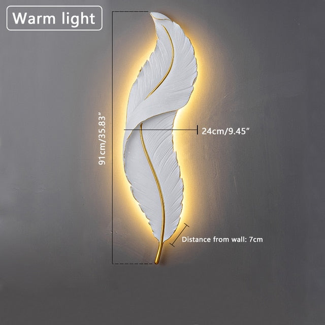 Feather Wall Lamp Faddey