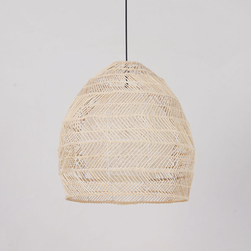 Rattan Basket Pendant Light Wicker Lampshade