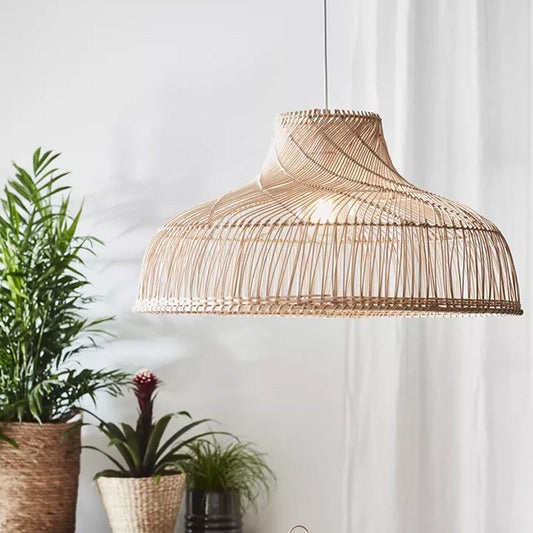 Hand-woven Rattan Pendant Lampshade