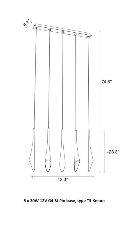 Calle Linear Pendant Light