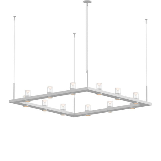 Intervals? Square LED Pendant Light
