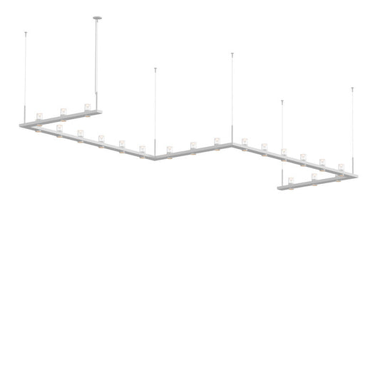 Intervals? Zig-Zag LED Pendant Light