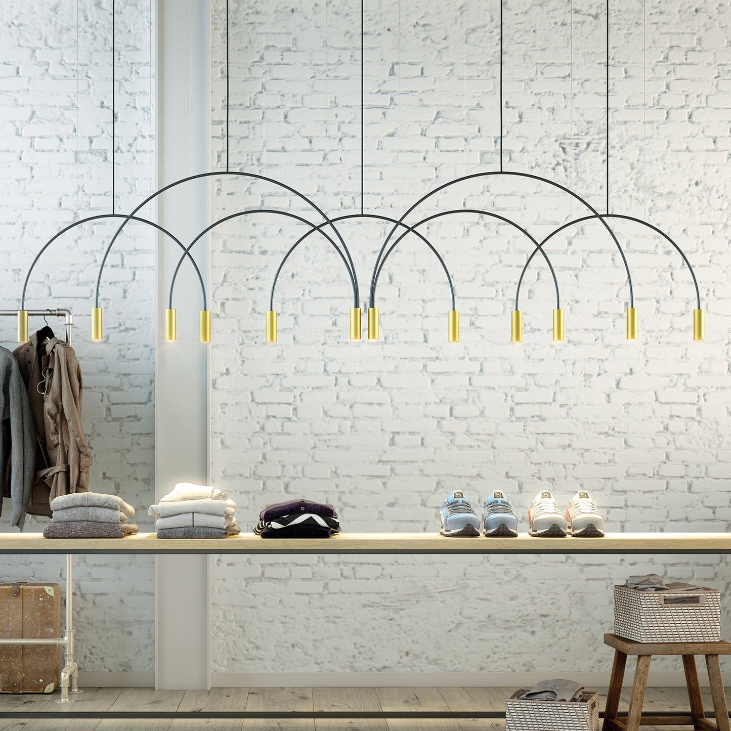 Volta L165.3D2T Linear Pendant Light