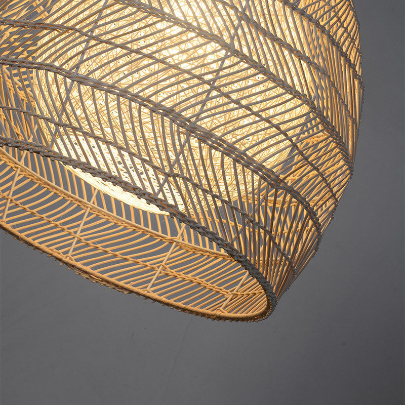 Rattan Basket Pendant Light Wicker Lampshade