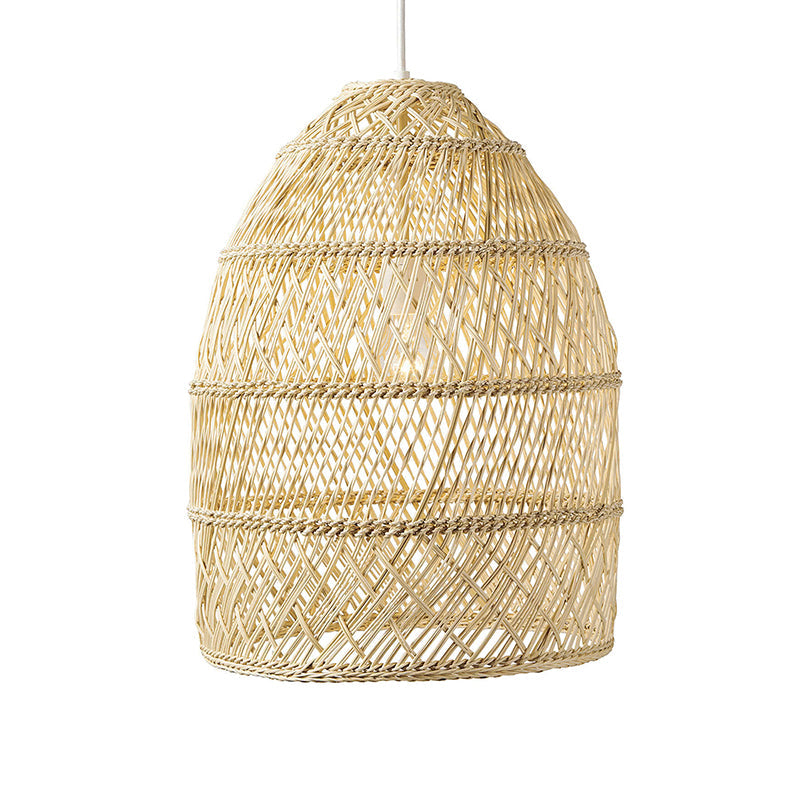 Rattan Woven Pendant Light Hand-woven Lantern Art Wicker Lampshades