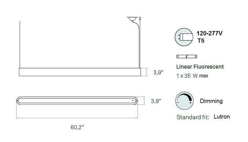 I-Club Slim Suspension Light
