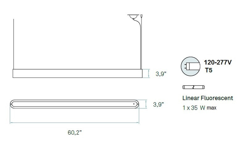 I-Club Slim Suspension Light