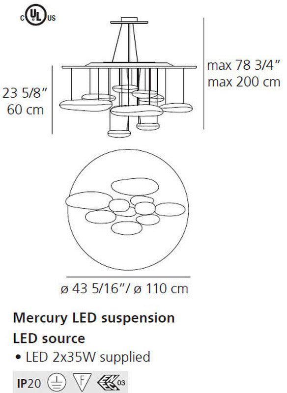 Mercury Suspension Light