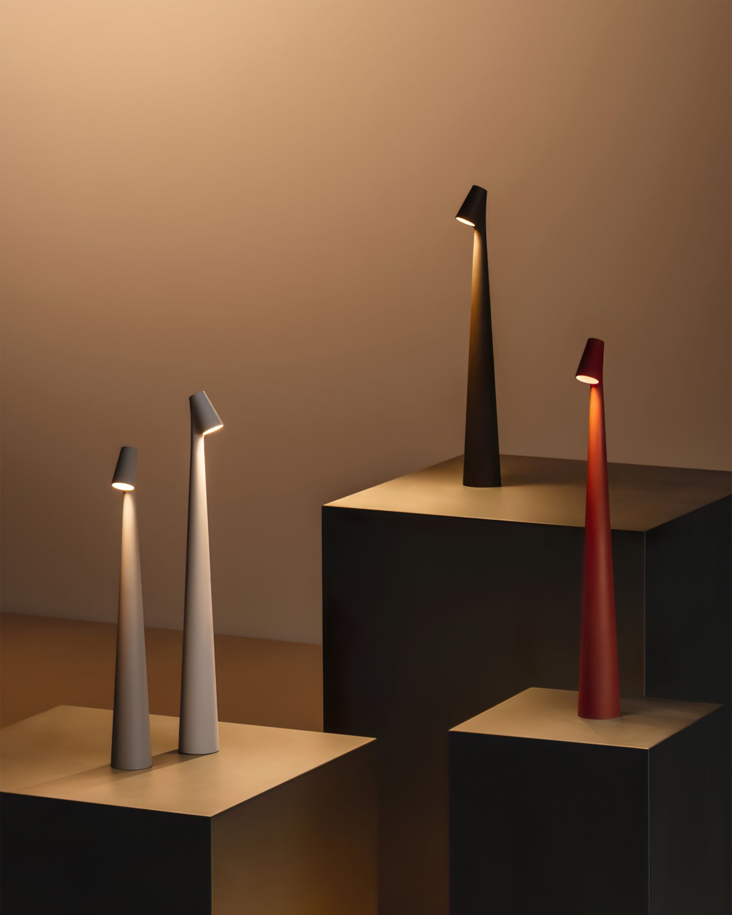 Africa Built-in Battery Table Lamp