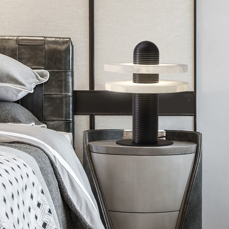 Alabaster Planes Table Lamp