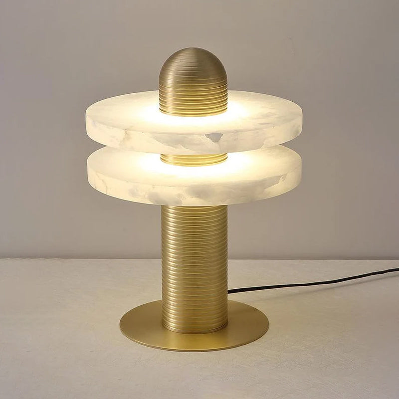 Alabaster Planes Table Lamp