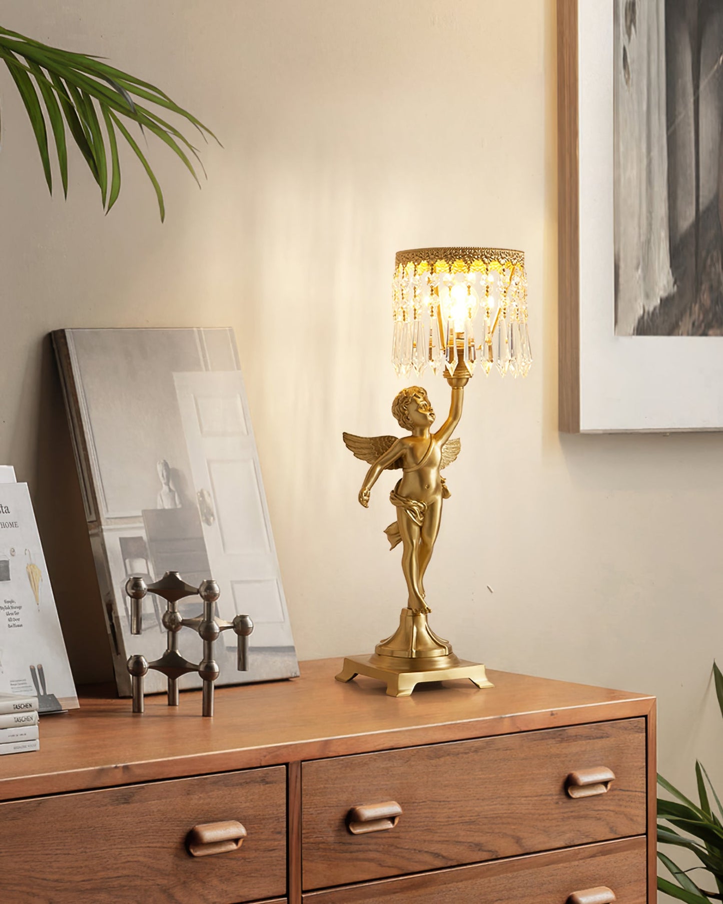 Angel Crystal Table Lamp