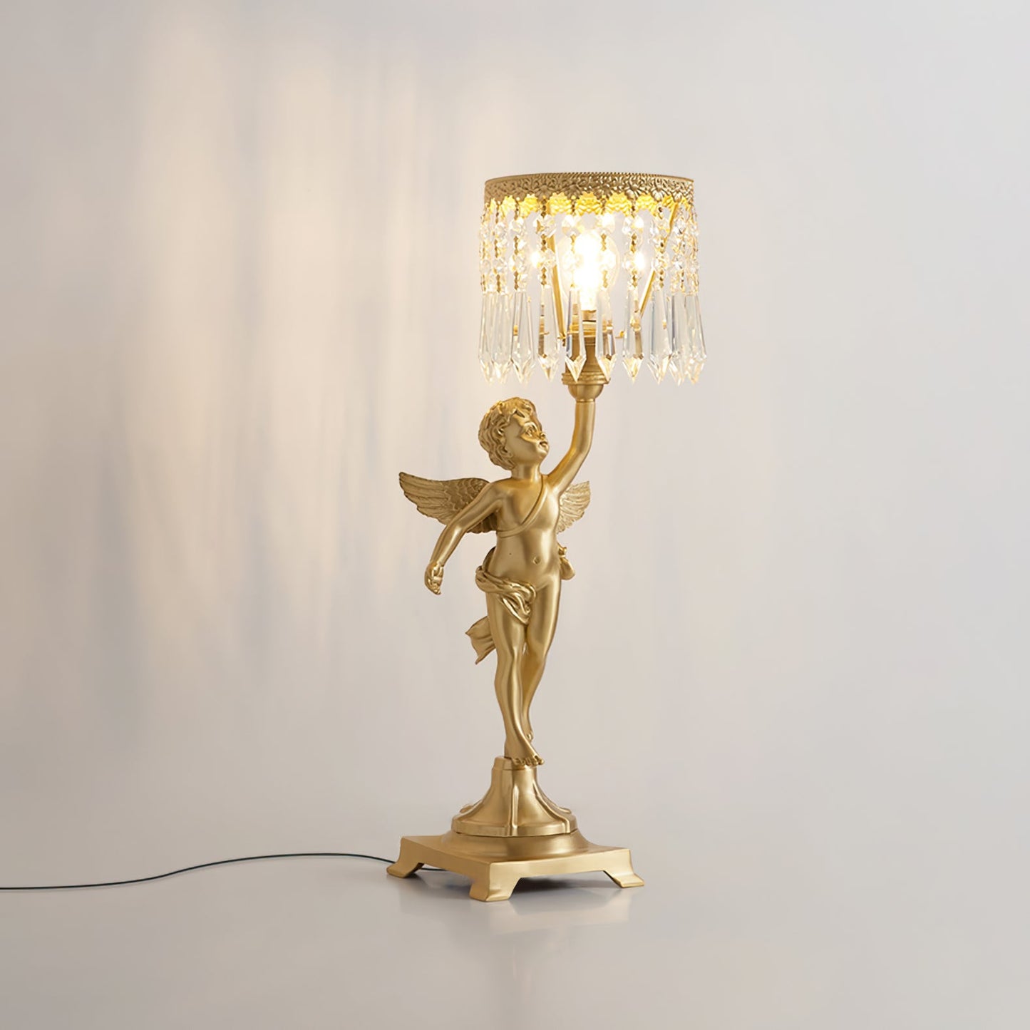 Angel Crystal Table Lamp