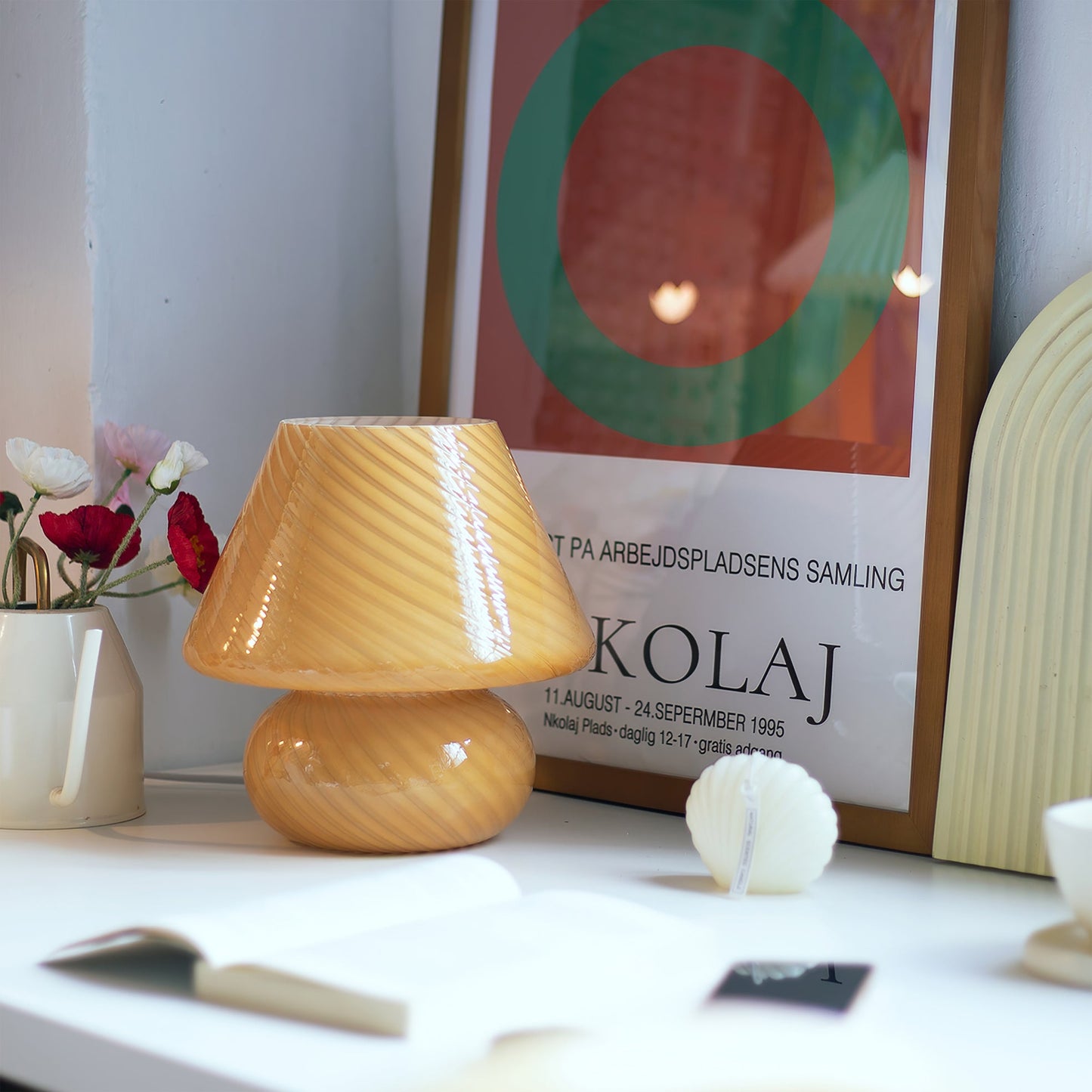 Ansel Glass Table Lamp