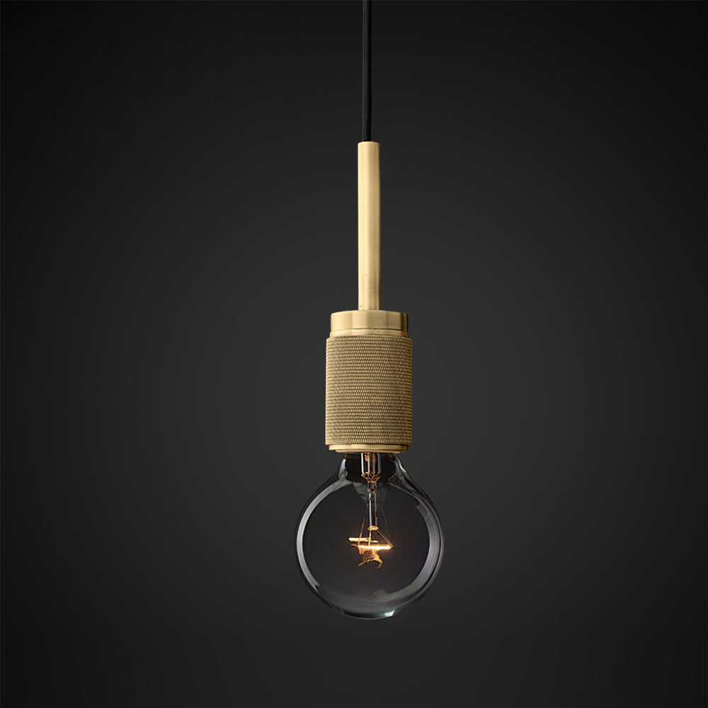 Armed Brass Pendant Lamp