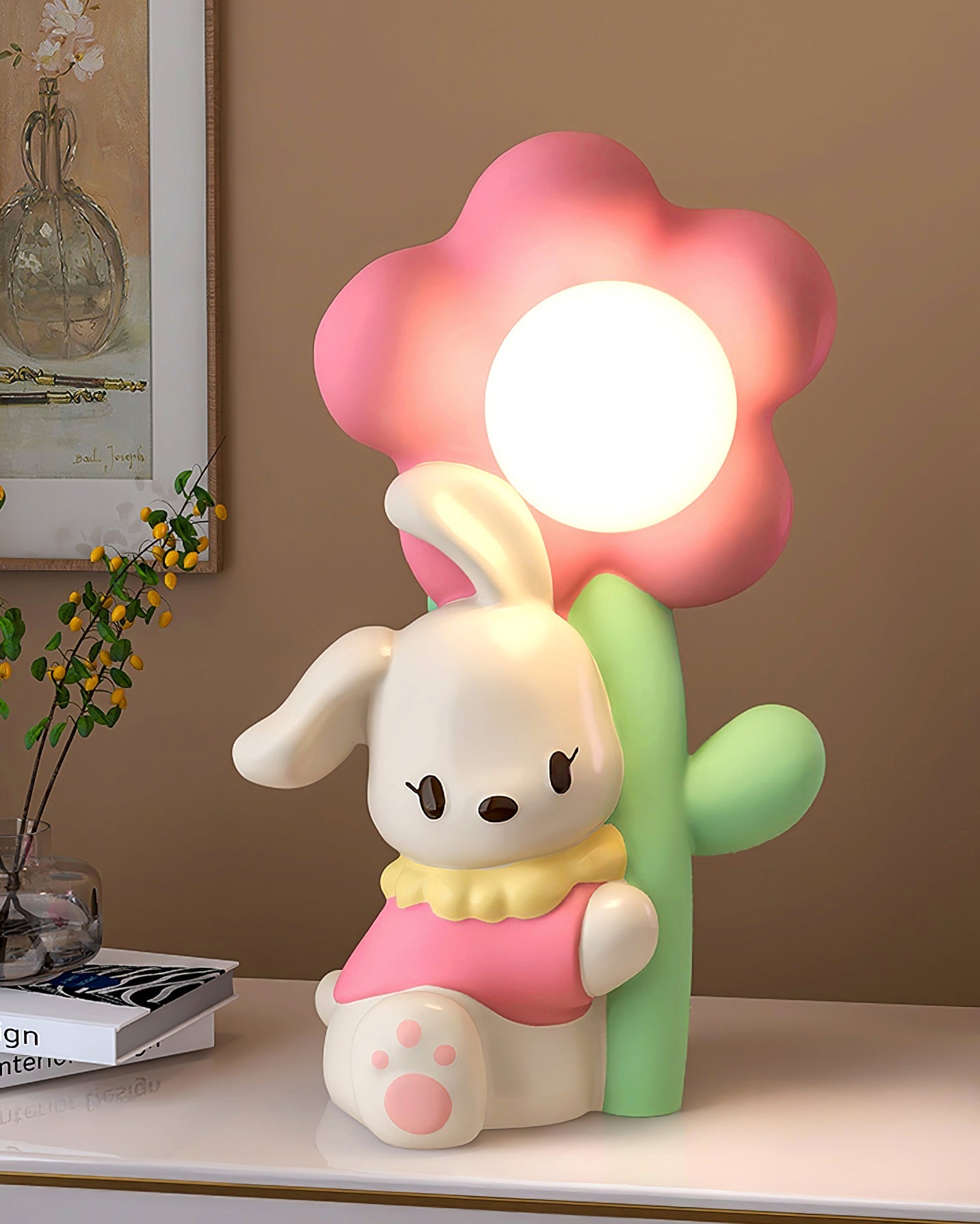 Bunny Flower Table Lamp