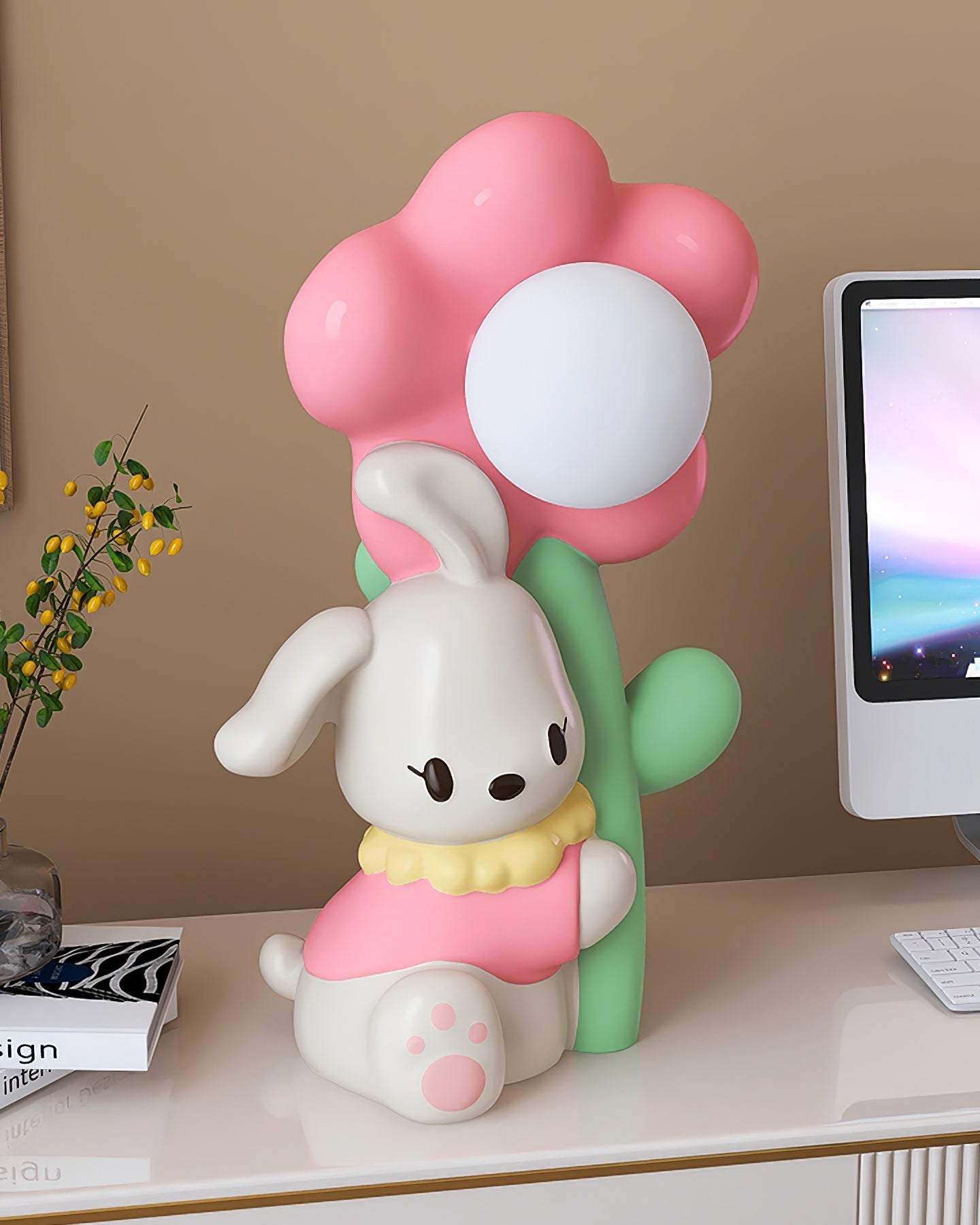 Bunny Flower Table Lamp