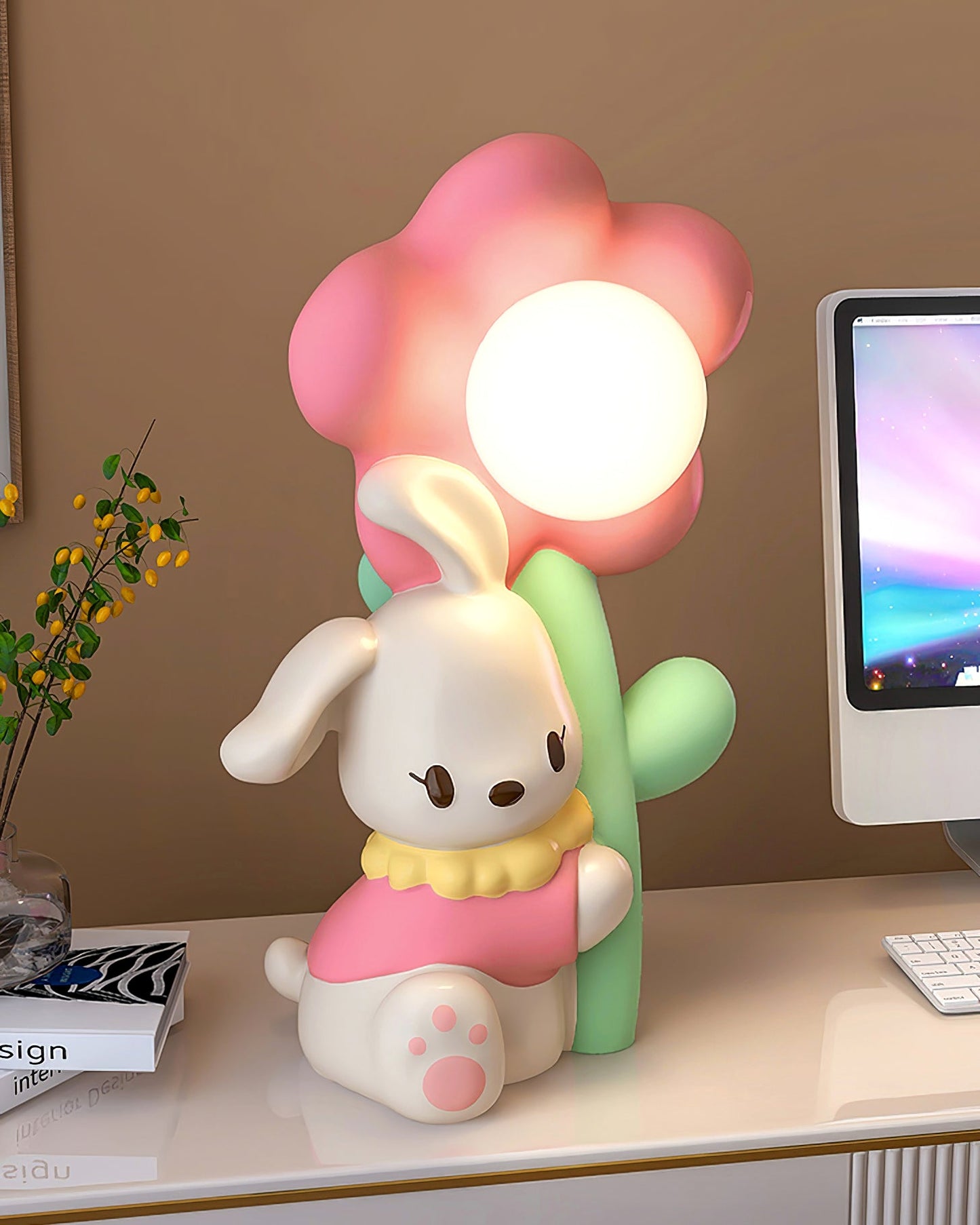 Bunny Flower Table Lamp