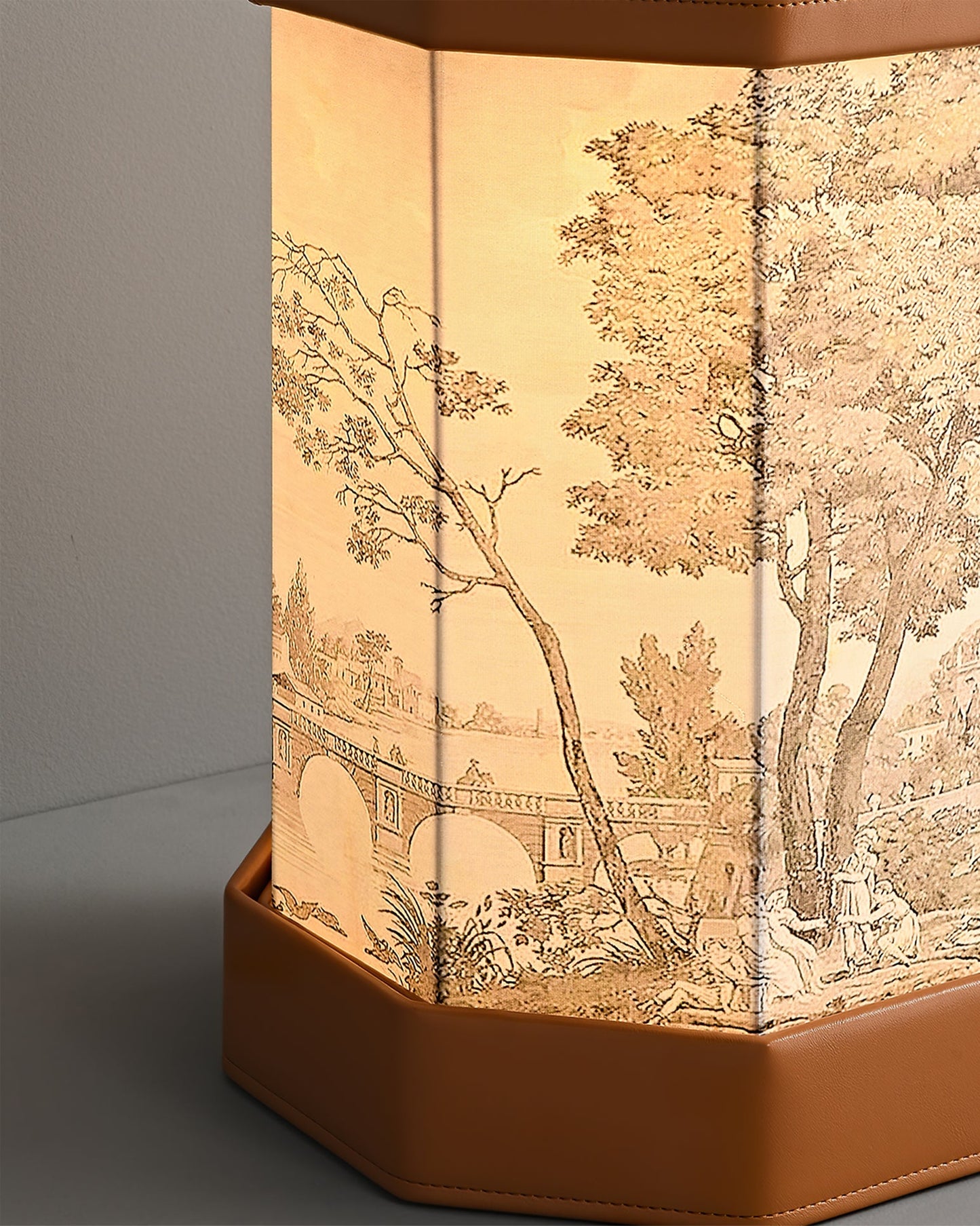 Castle Built-in Battery Table Lamp