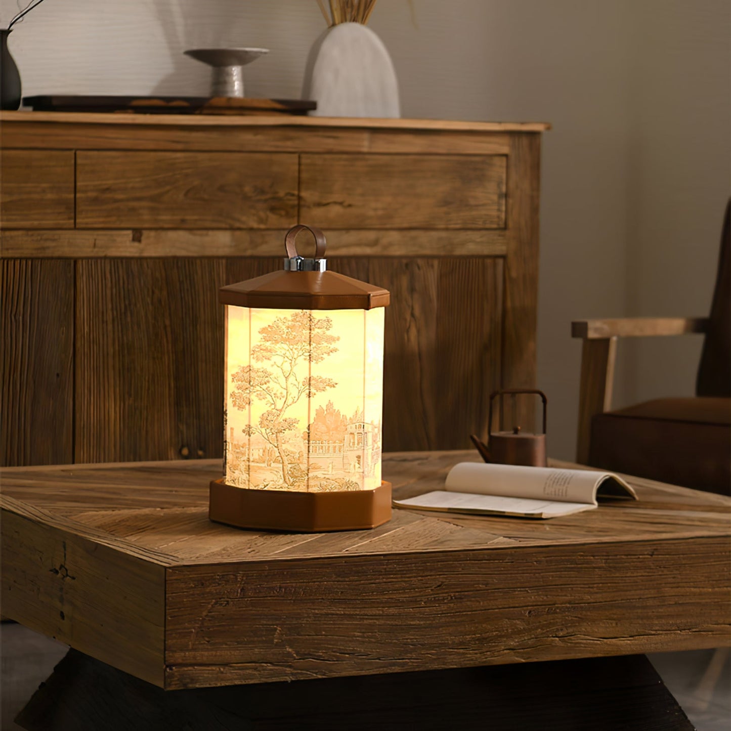 Castle Built-in Battery Table Lamp