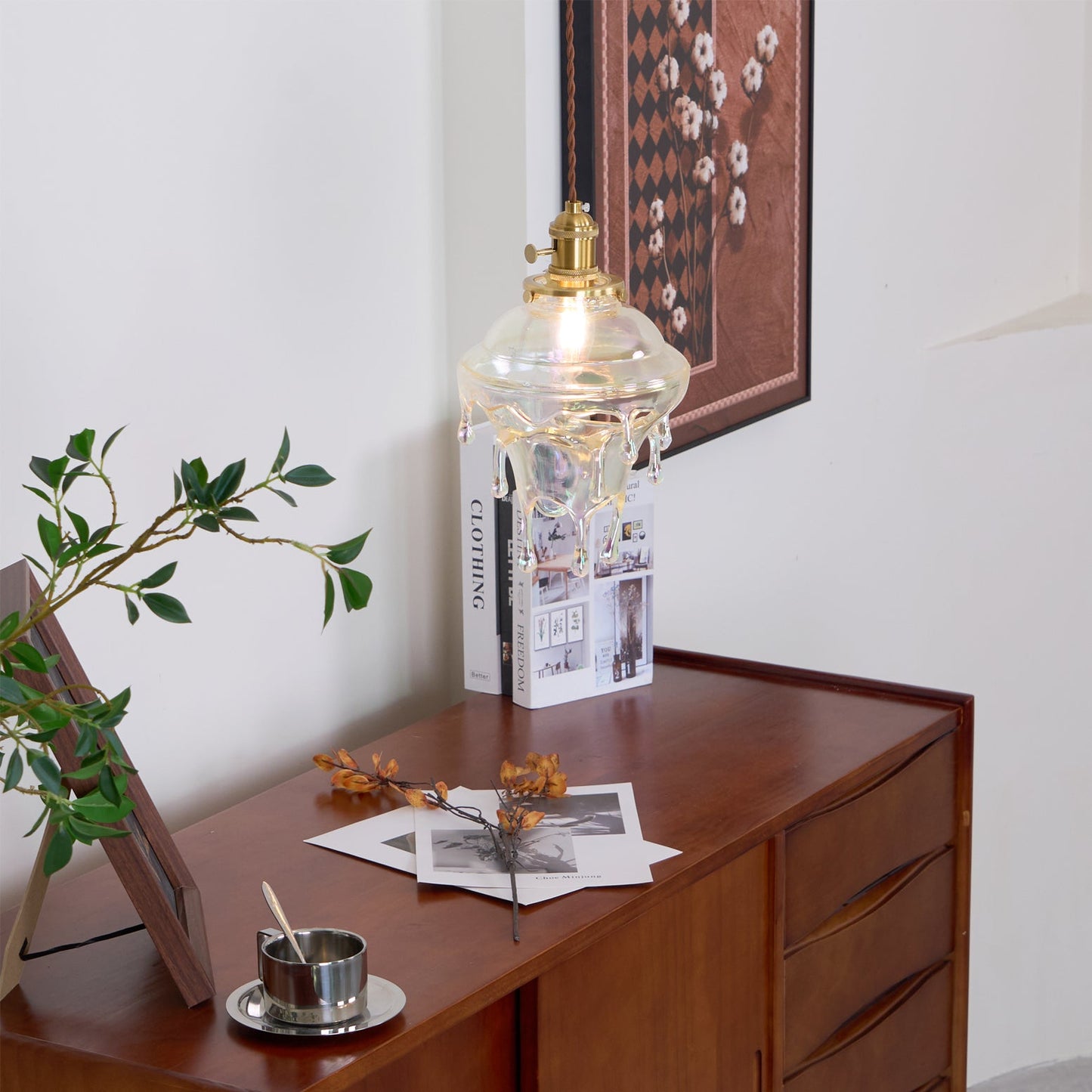 Water Droplets Resin Pendant Lamp