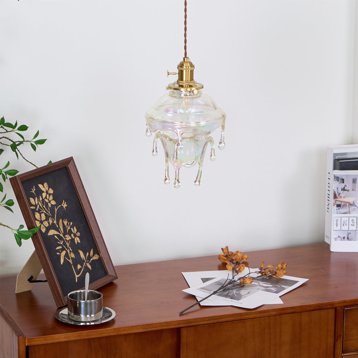 Water Droplets Resin Pendant Lamp