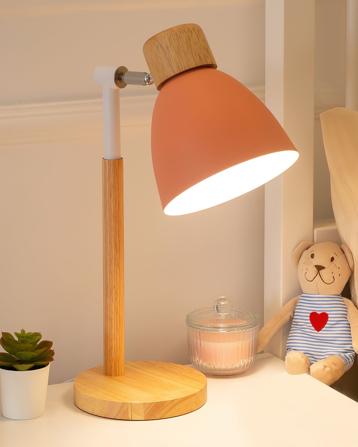 Macaroon Wood Table Light