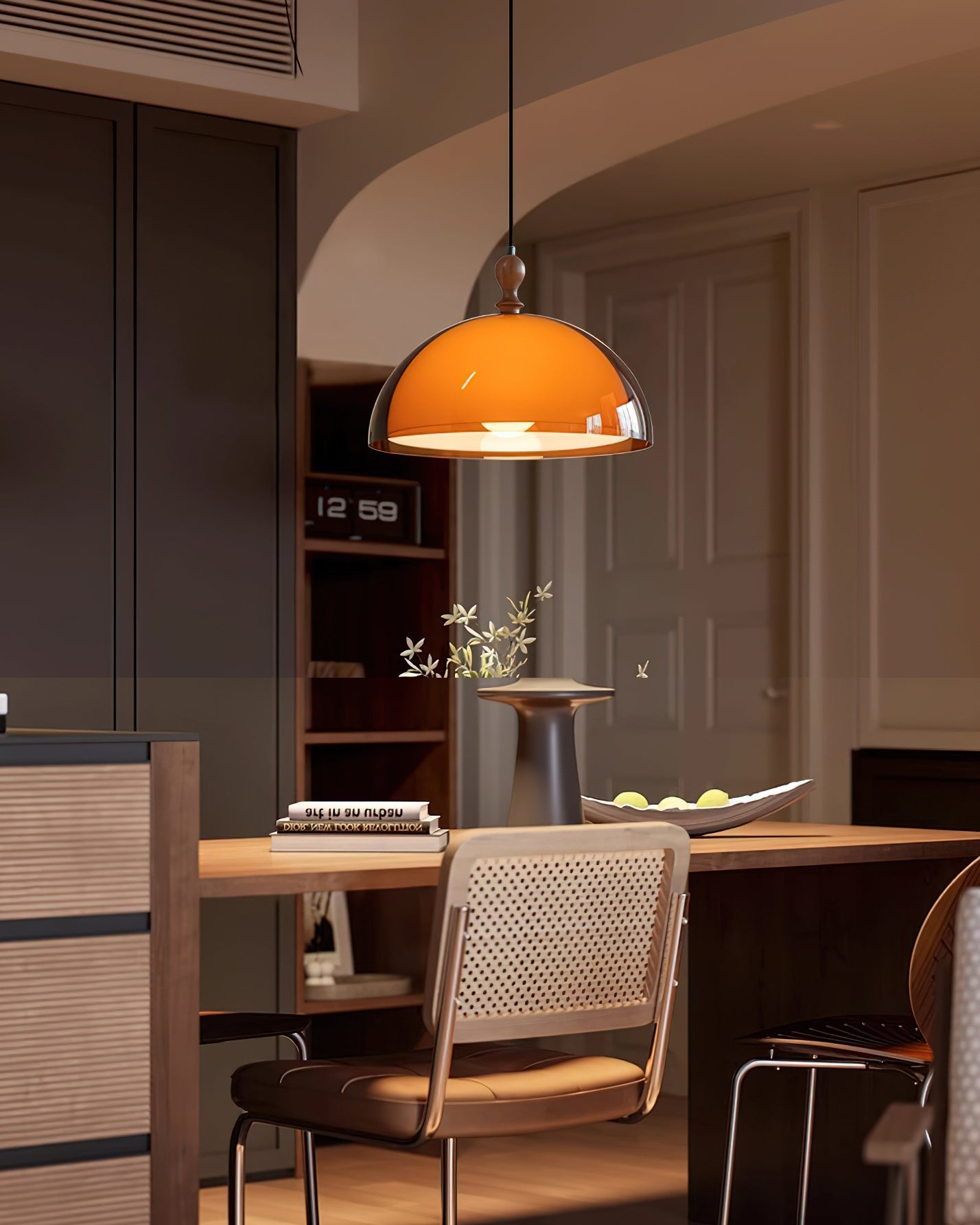 Pallade Swing Arm Pendant Light