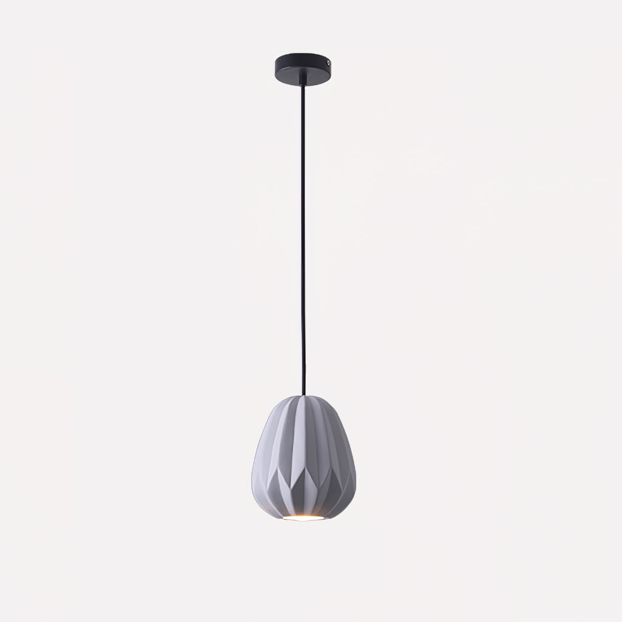 Papaya Resin Pendant Lamp