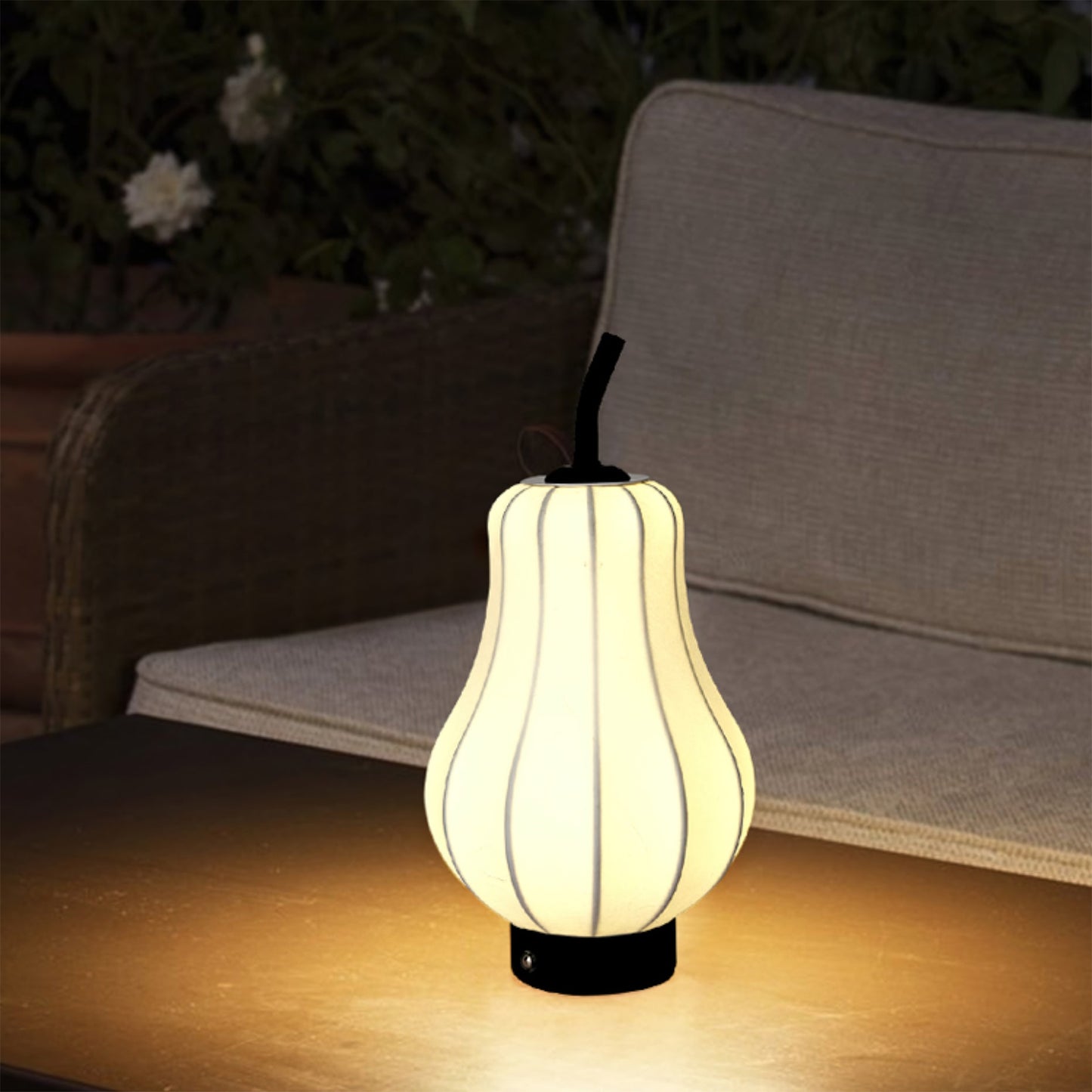 Pear Built-in Battery Table Lamp