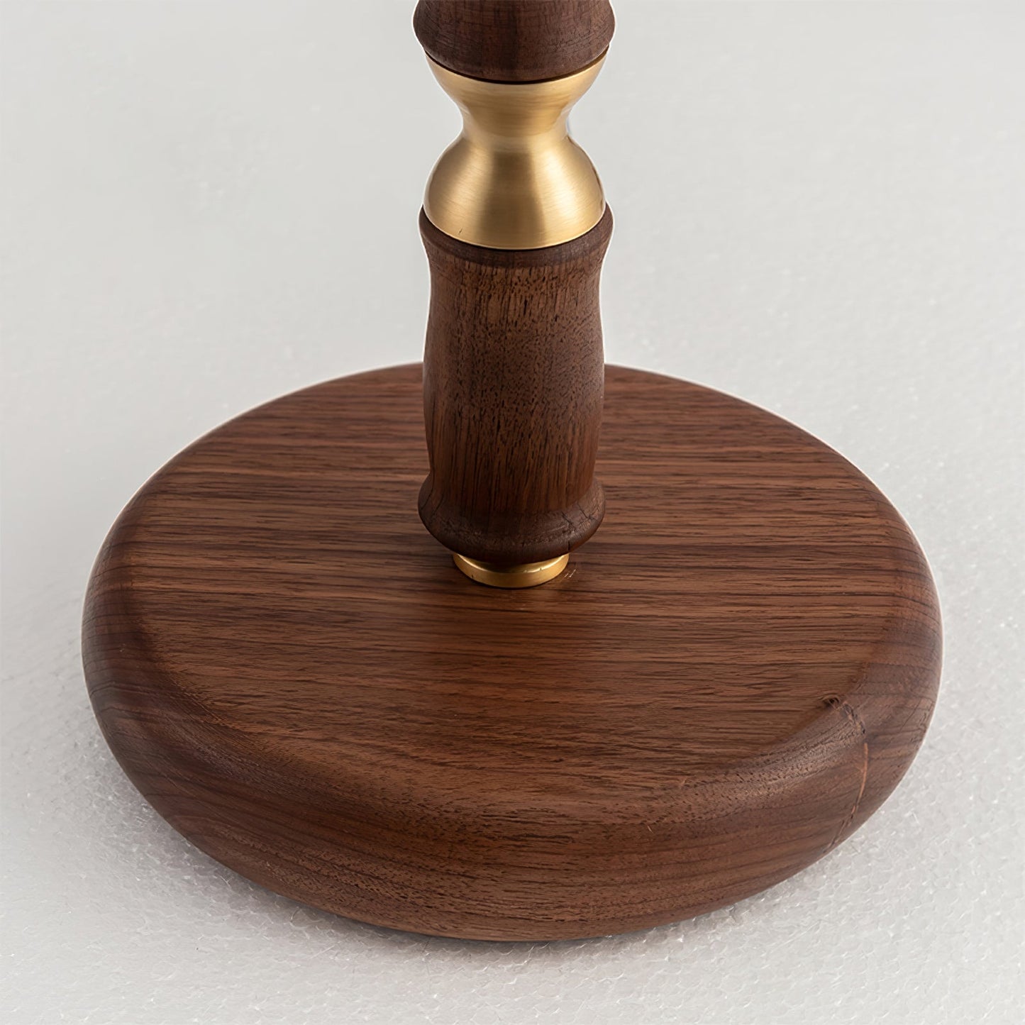 Pleated Wooden Table Lamp