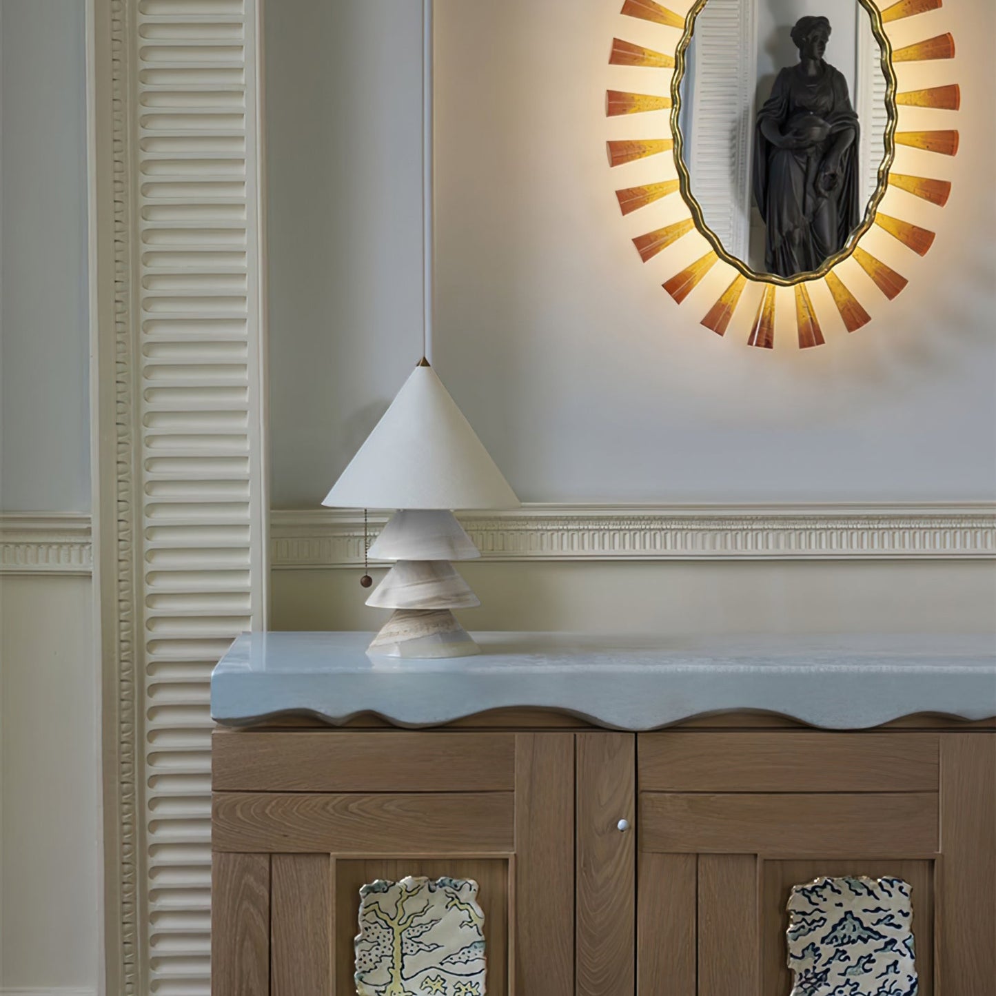 Pyramid Glow Table Lamp