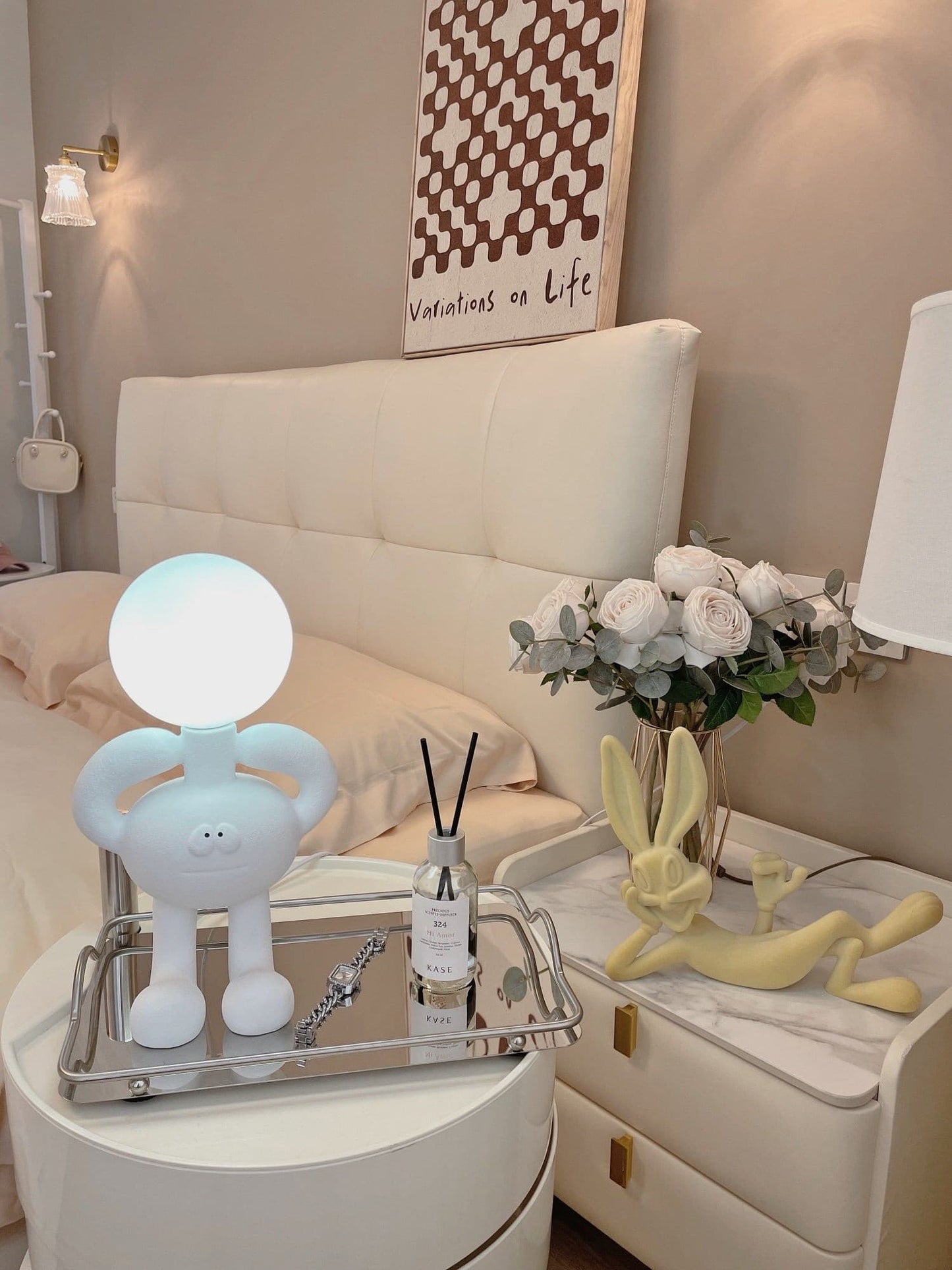 Resin Robot Table Lamp