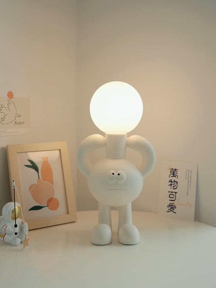 Resin Robot Table Lamp