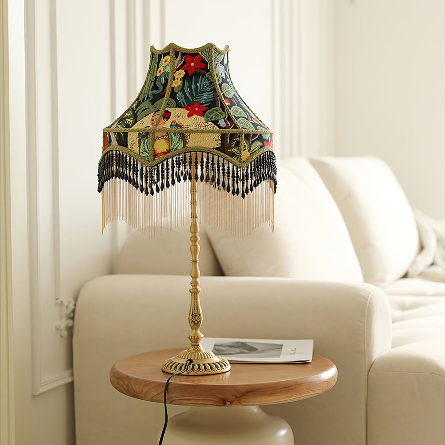 Retro Peony Table Light
