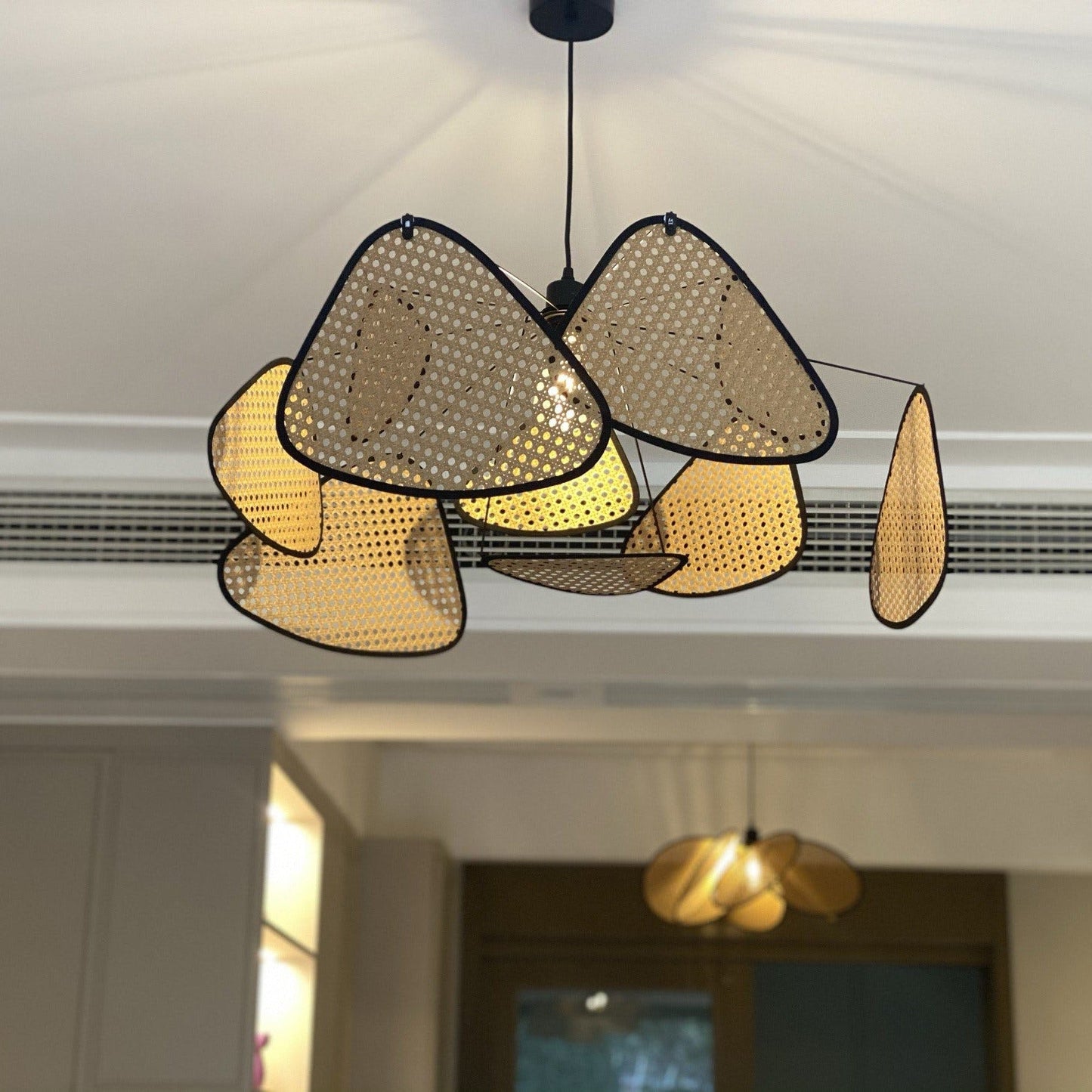Screen Cannage Pendant Light