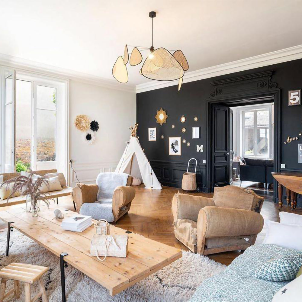 Screen Cannage Pendant Light