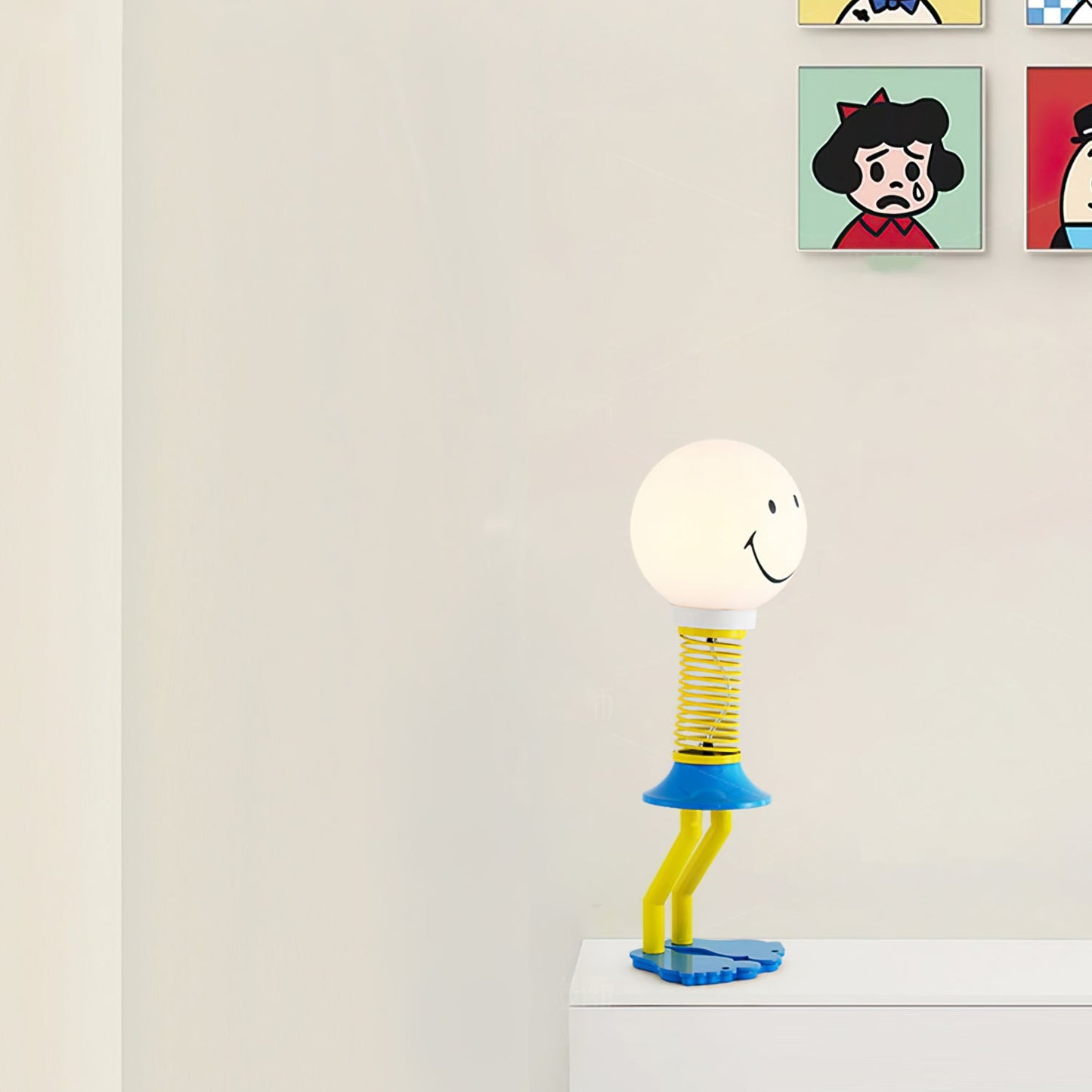 Spiral Spring Table Lamp