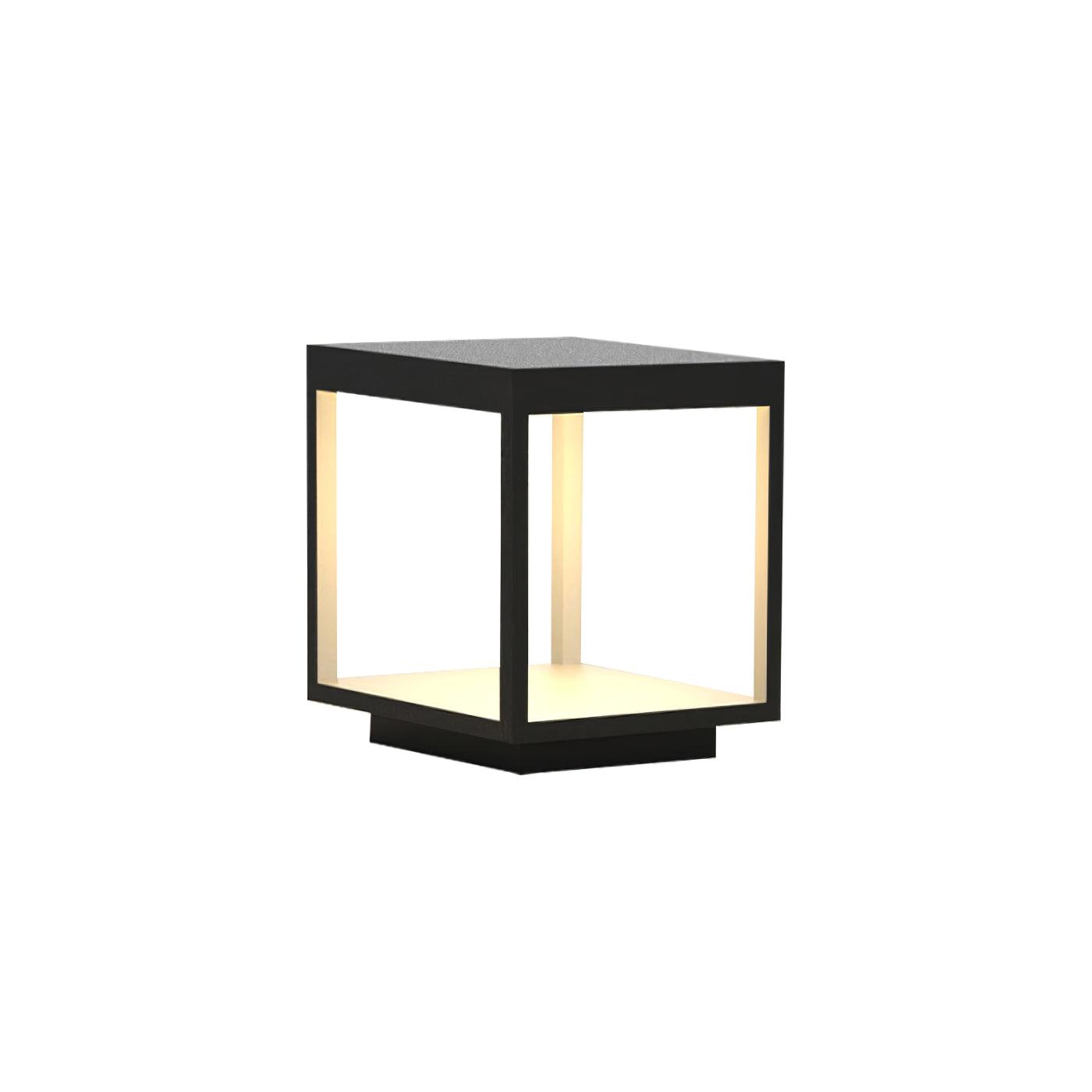 Square Frame Fence Post Garden Light