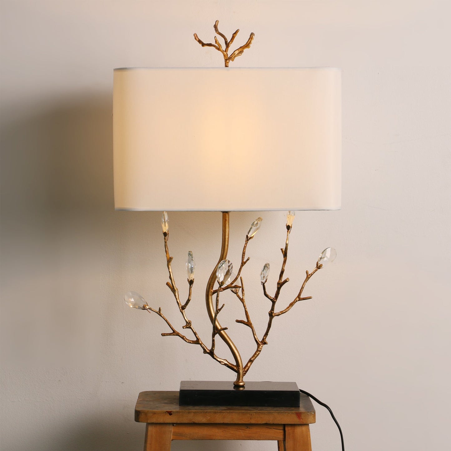 Sylvia Brass Table Lamp