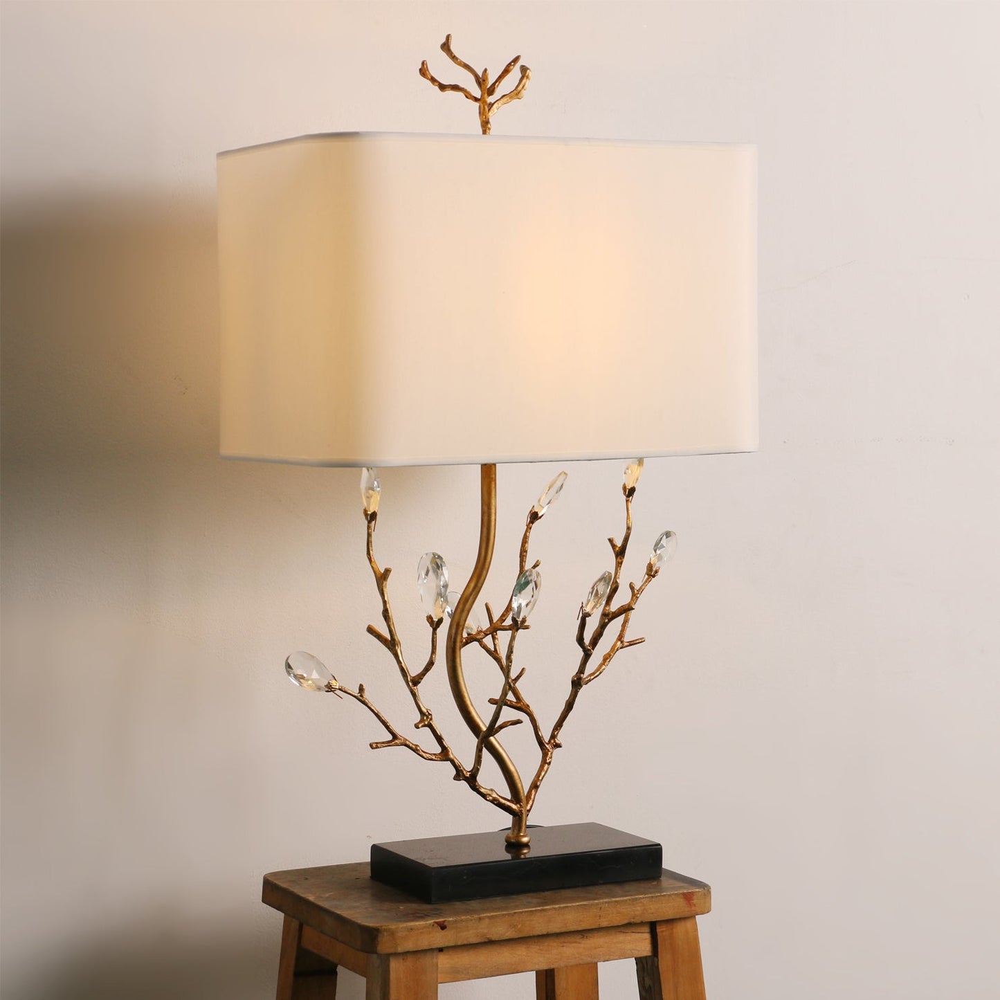 Sylvia Brass Table Lamp