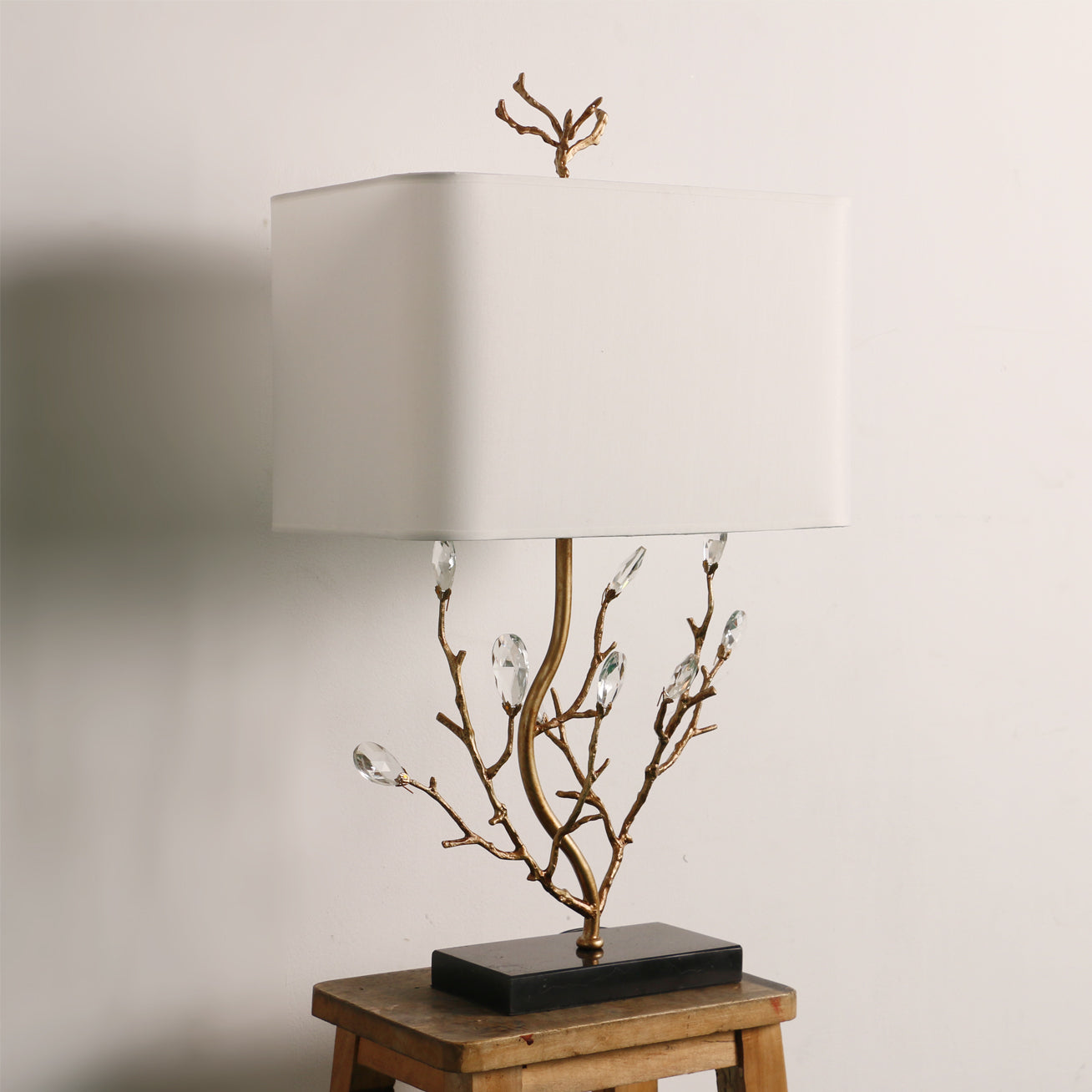 Sylvia Brass Table Lamp