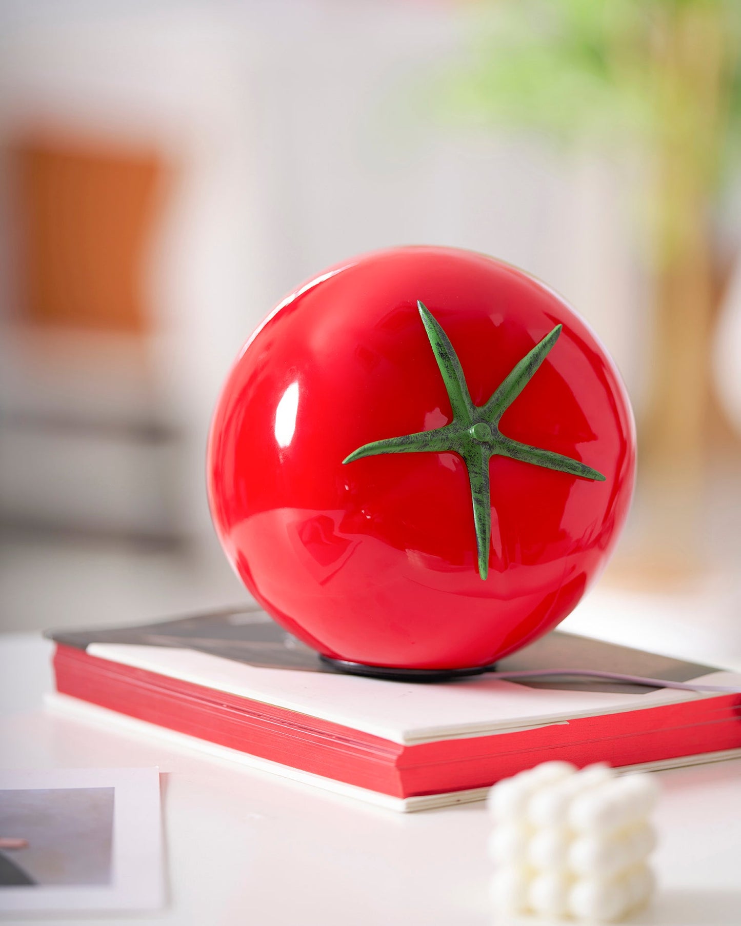 Tomato Glass Table Lamp