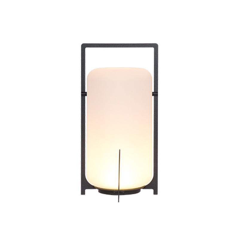 Black Twilight Lantern Rechargeable Table Lamp