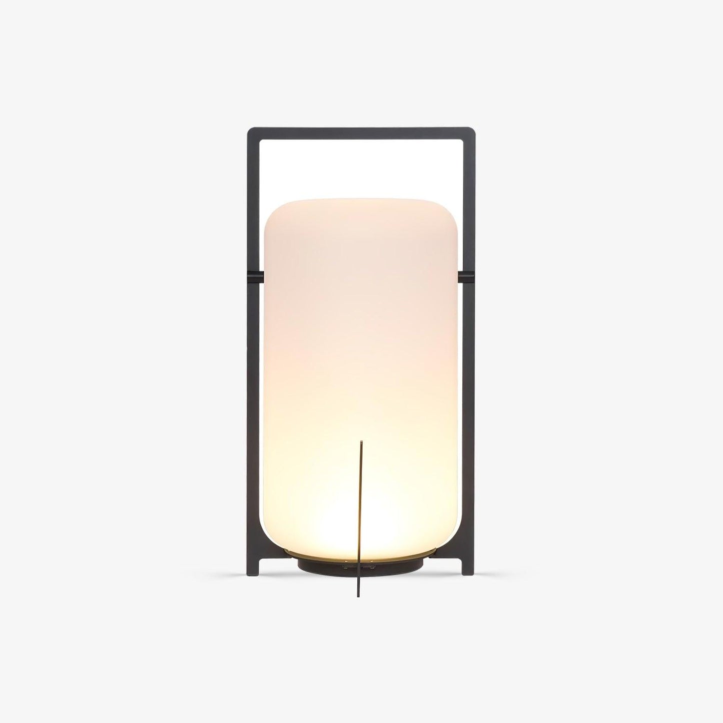 Black Twilight Lantern Rechargeable Table Lamp