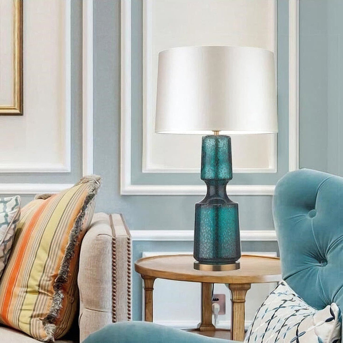 Antero Teal Table Lamp